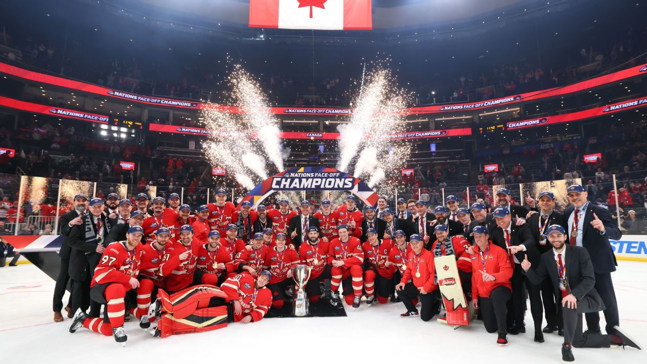 4 Nations final ESPN's most-watched hockey game