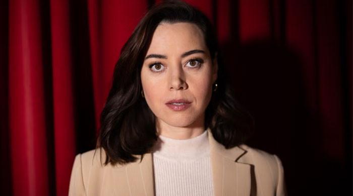 Aubrey Plaza breaks cover after husband’s death