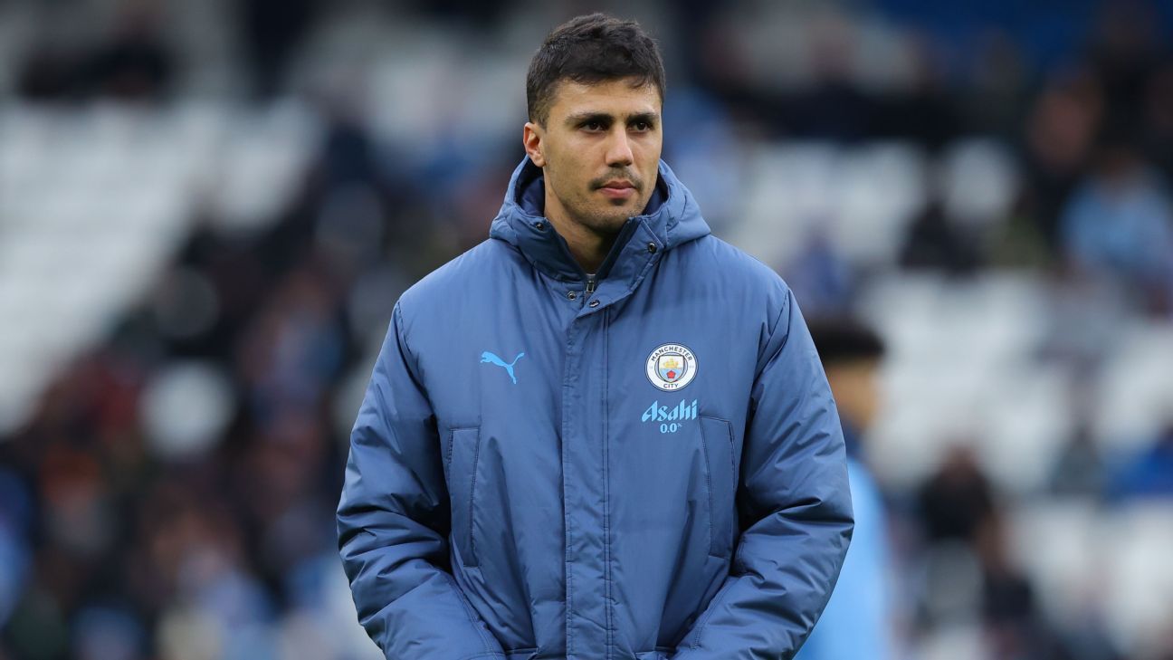 Rodri returns to Man City training after ACL injury