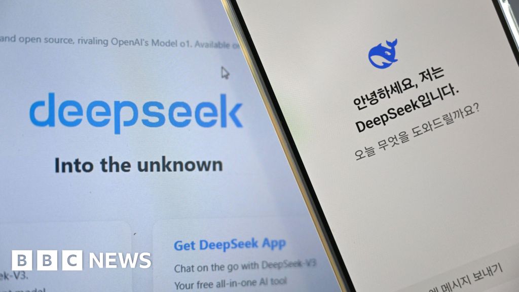 South Korea bans new downloads of China's DeepSeek AI