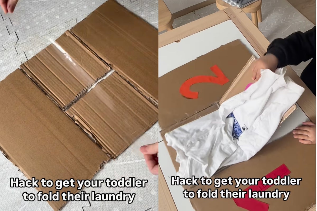 A mom shared a viral hack to get kids to help with the laundry