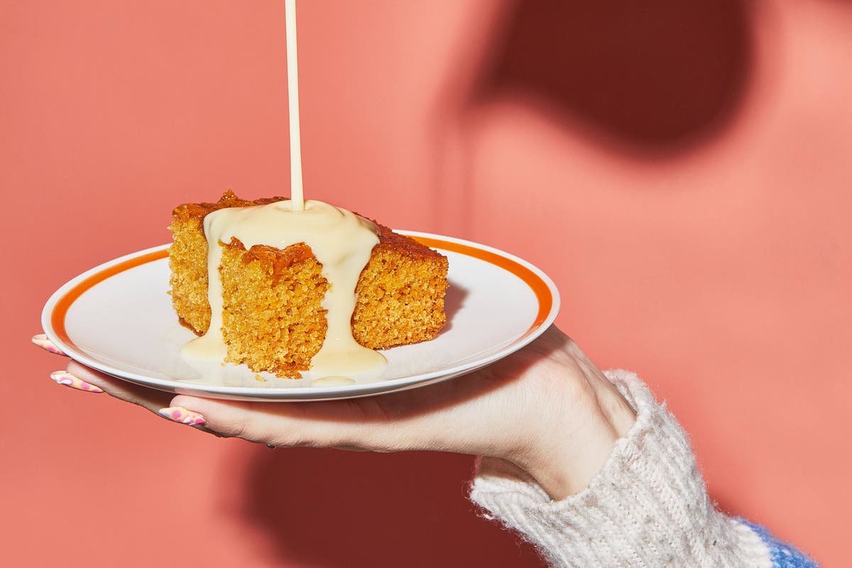 Becky Excell’s golden syrup cake is pure, sticky nostalgia