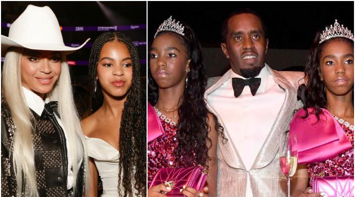 Beyonce, Jay-Z’s daughter Blue Ivy crosses paths with Diddy’s twins