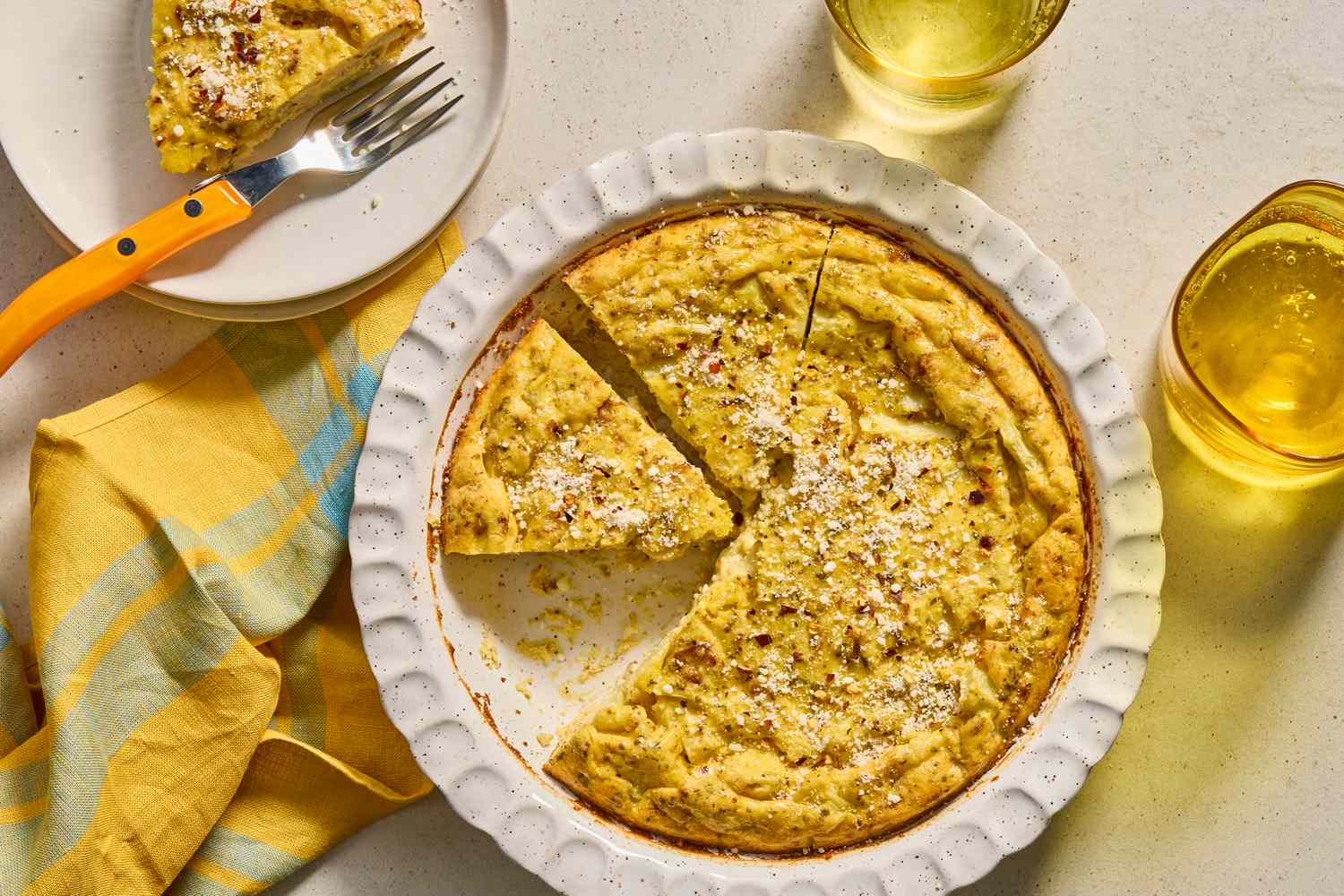 Cacio e Pepe Quiche Packs 17 Grams of Protein per Slice