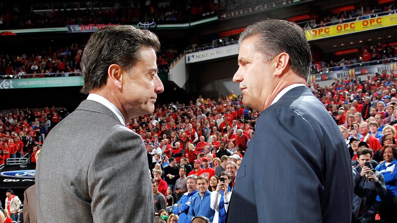 Calipari, Pitino not close, but share 'great' respect