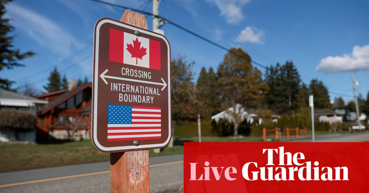 Canada to impose 25% tariffs on nearly $30bn in US imports as trade war flares – live