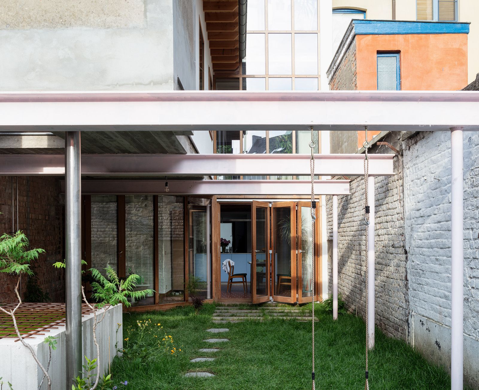 Carved Up Floors Make This Five-Level Belgian Home More Open