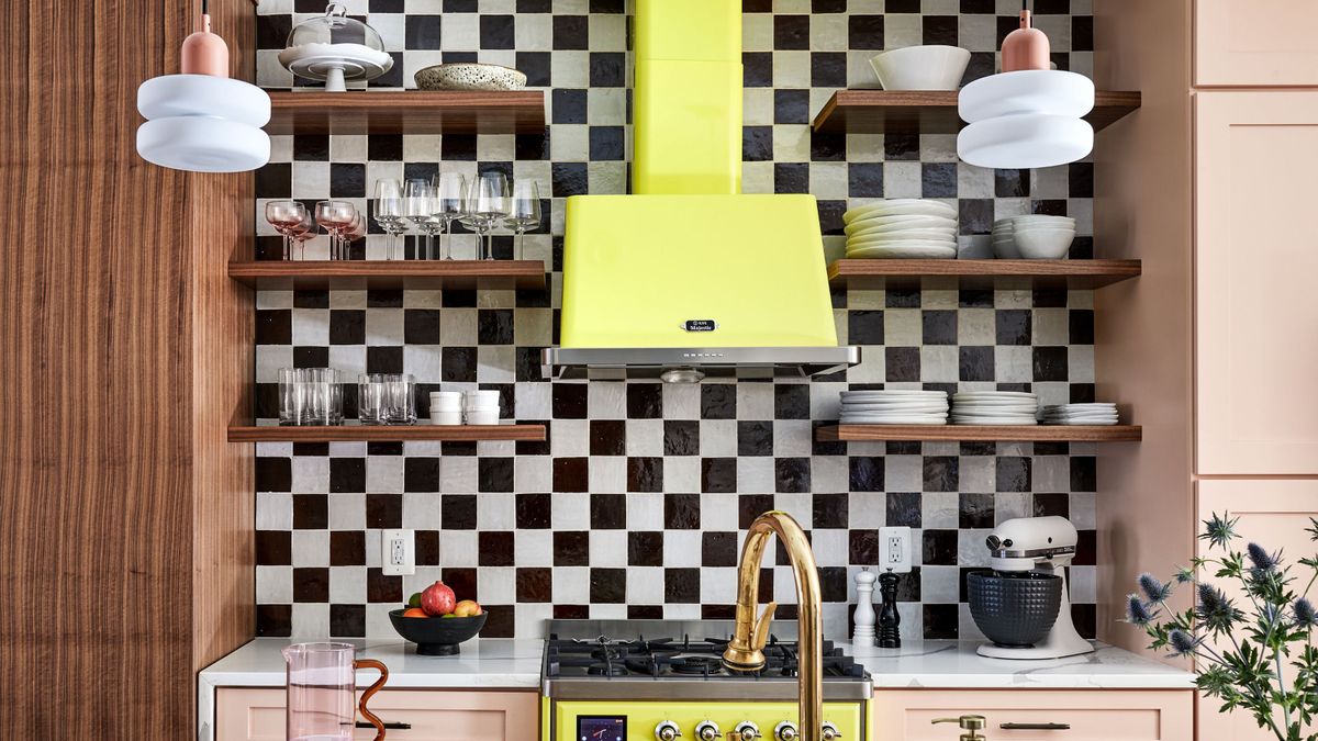 Check-mate. These Surprising Checkerboard Kitchen Tiles Are Proving That This Pattern Is Here To Stay