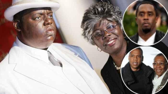 Diddy's son, Jay-Z's mom meet at Biggie Smalls' mom's funeral