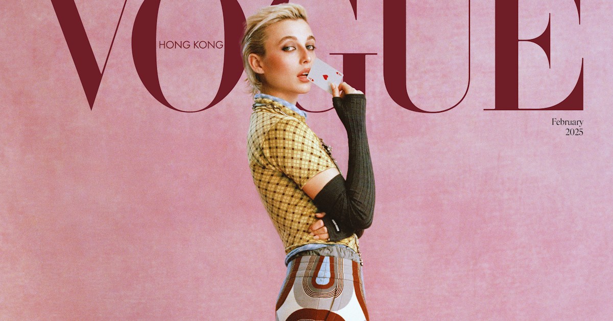 Emma Chamberlain Poses Across Three 'Amateur' Vogue Hong Kong Covers for February 2025