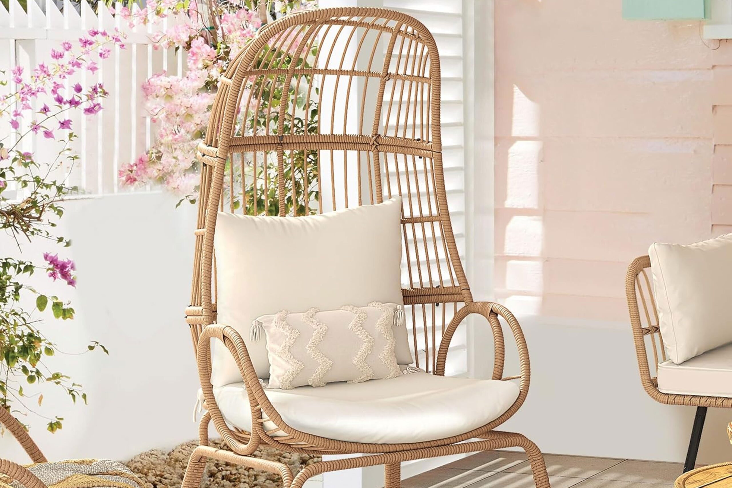 Give Small Porches a Spring Update with Cheerful Wreaths, Bistro Sets, and More—from $12