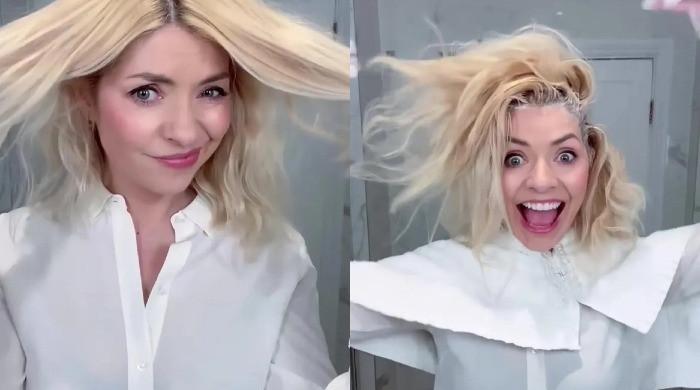 Holly Willoughby shares secret to her flawless DIY blonde hair