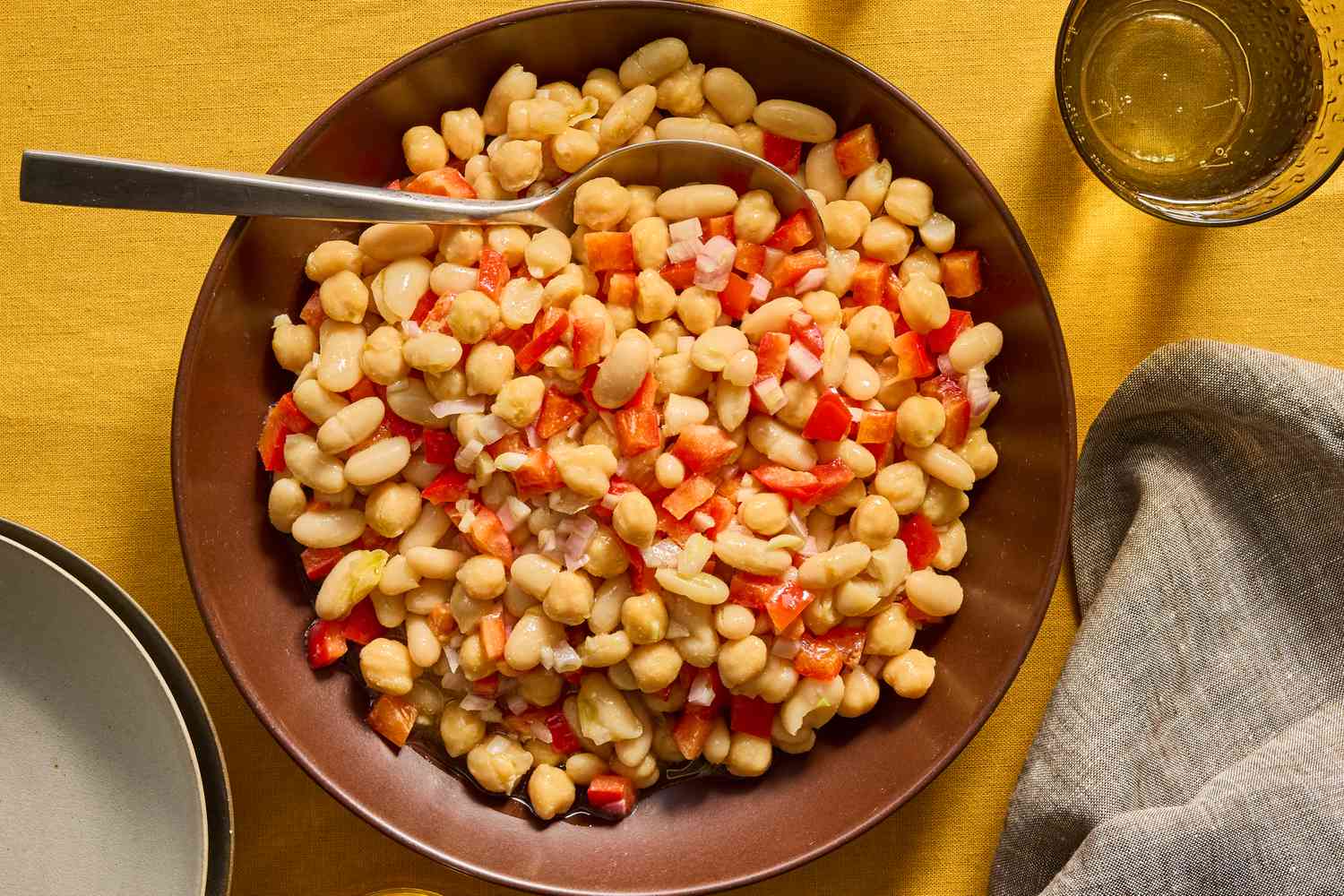 Honey Mustard Bean Salad Offers 25% of Your Daily Fiber Needs