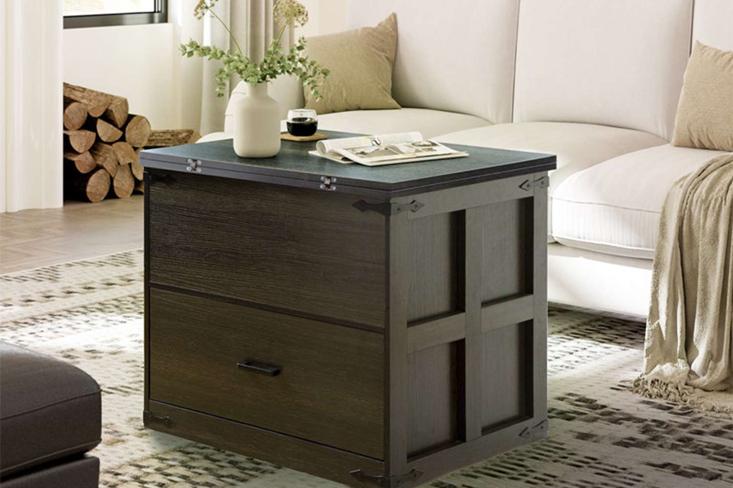 I Live in a Tiny Apartment, and I Need This 60%-Off Lift-Top Coffee Table