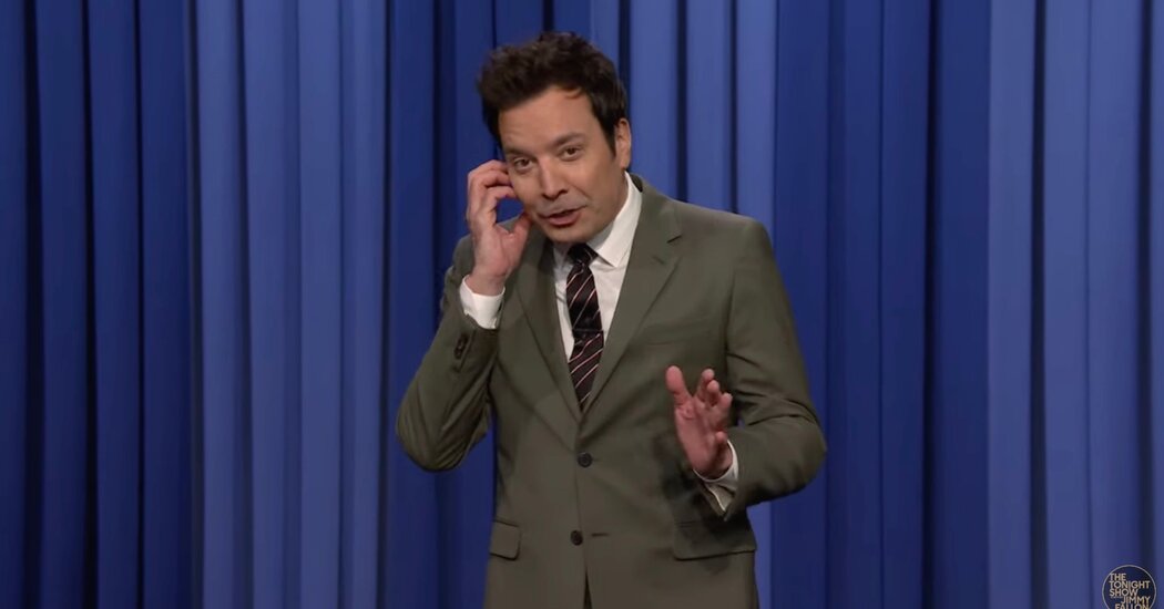 Jimmy Fallon Parodies Trump’s Podcast-Length Call with Putin