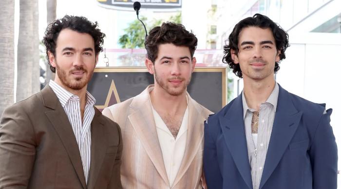 Joe Jonas, Kevin Jonas cheer on Nick Jonas at new theatre project