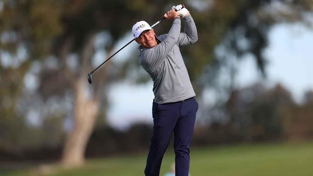 Justin Lower miraculously saves par on infamous 17th hole at TPC Sawgrass after hitting tee shot into water