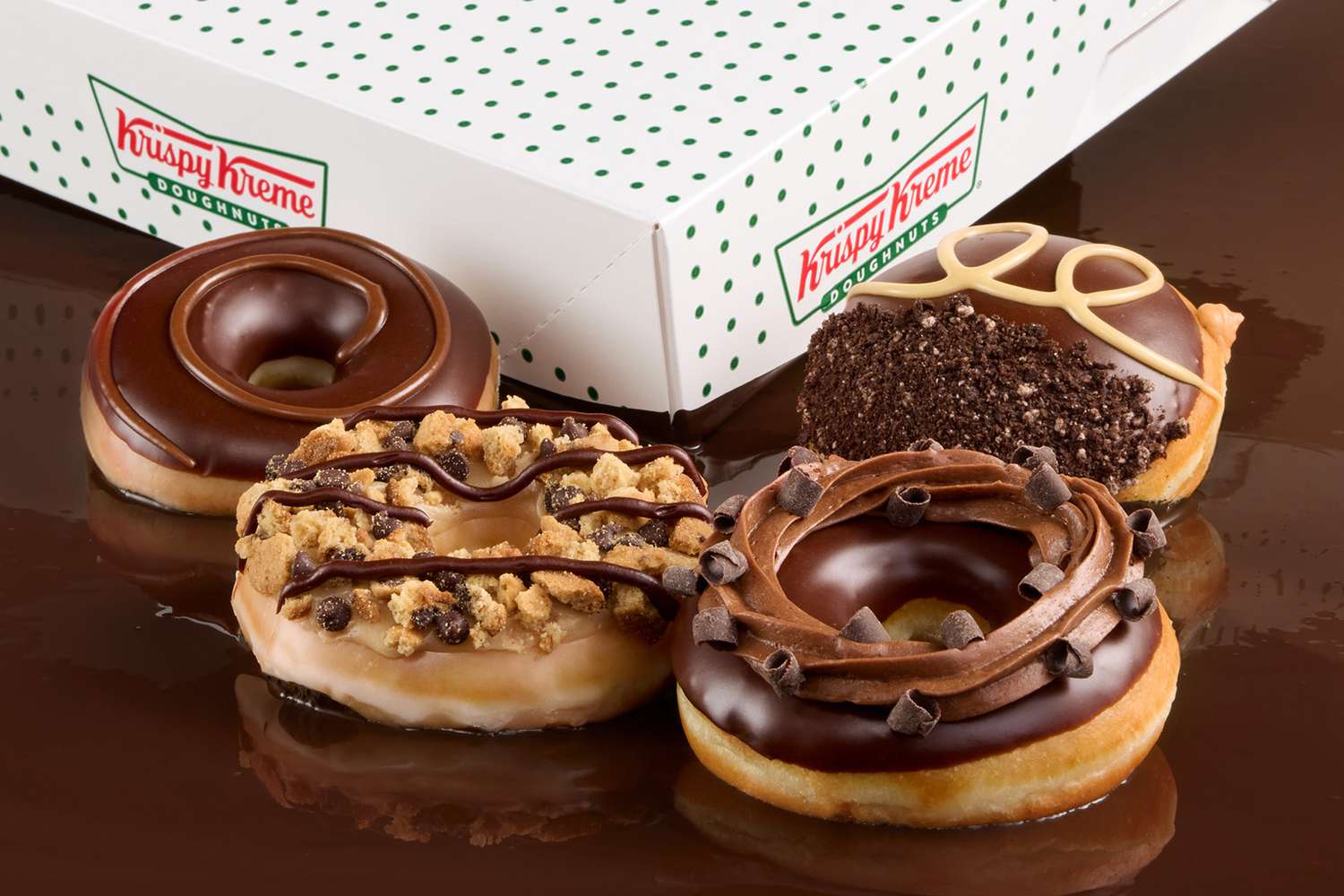 Krispy Kreme Brings Back Its Chocomania Collection With New Chocolate-Loaded Doughnuts