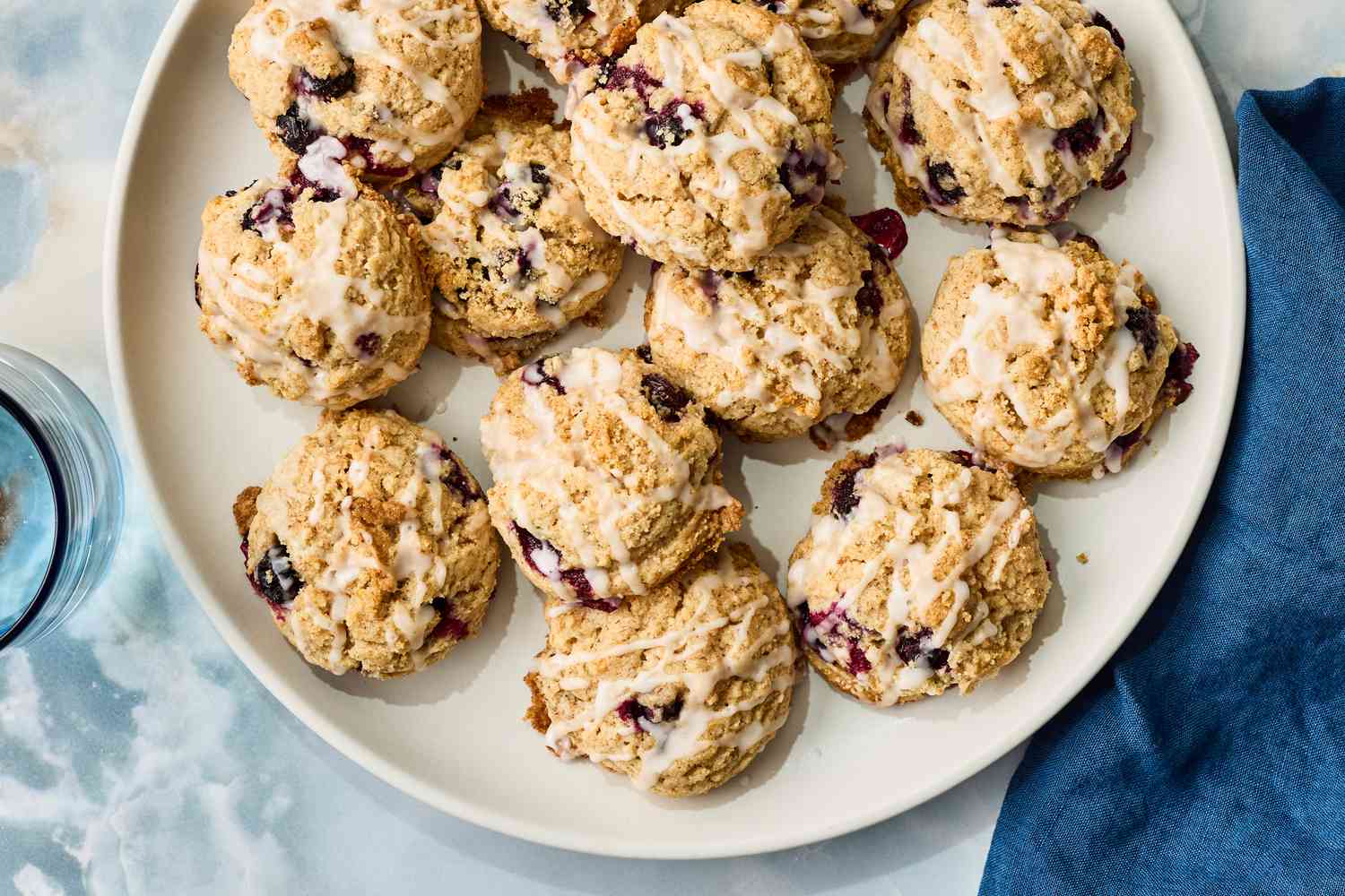 Lemon-Blueberry Muffin Cookies