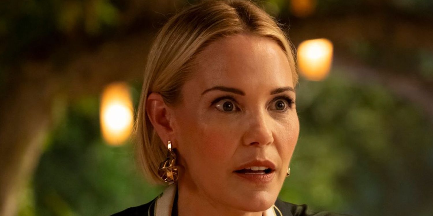 Leslie Bibb's 'White Lotus' Ear Lobe Bob Serves Chic With a Hint of "Karen"