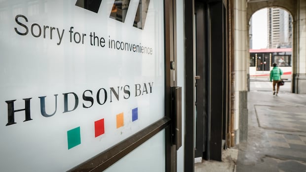 Liquidation of Hudson's Bay begins at all but 6 stores | CBC News