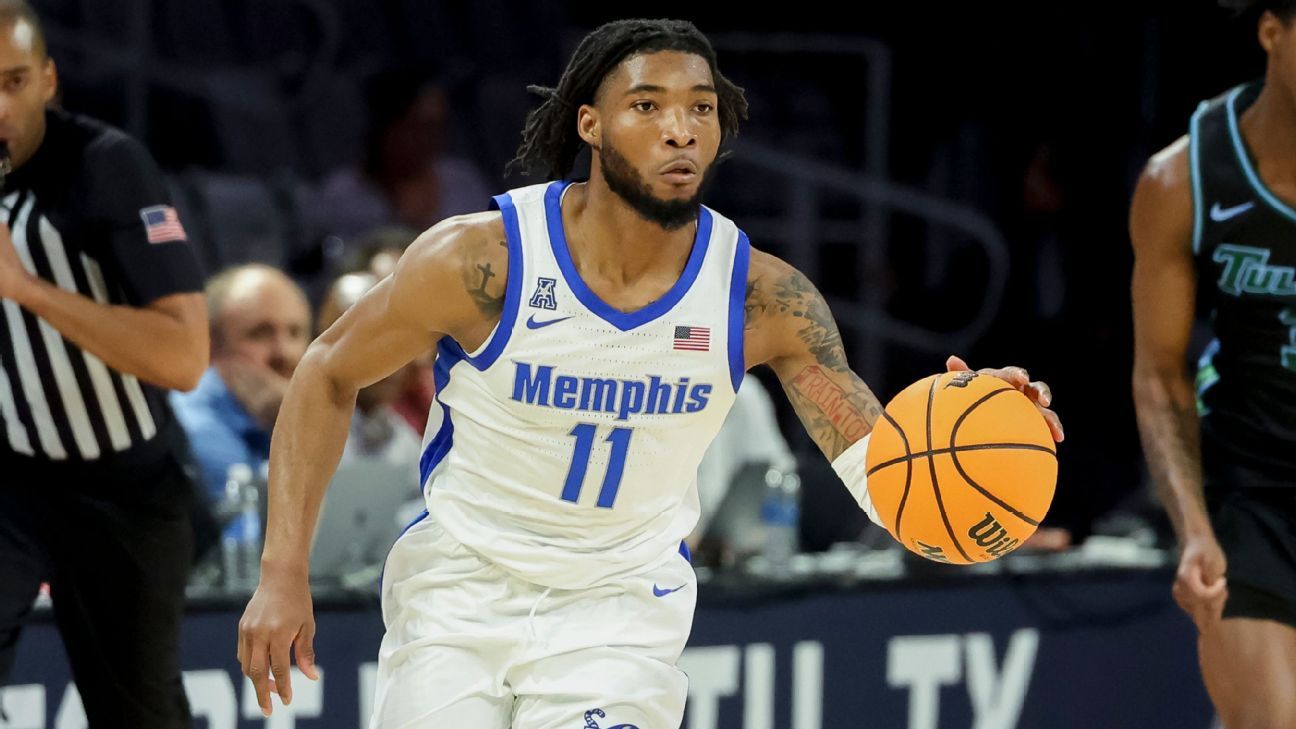 Memphis G  Hunter (foot) out for NCAA opener