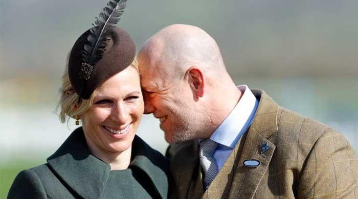 Mike and Zara Tindall rub shoulders with 'Superman' actor