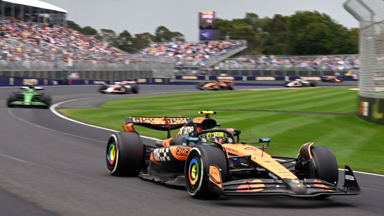 Norris holds off Verstappen in dramatic Aus GP