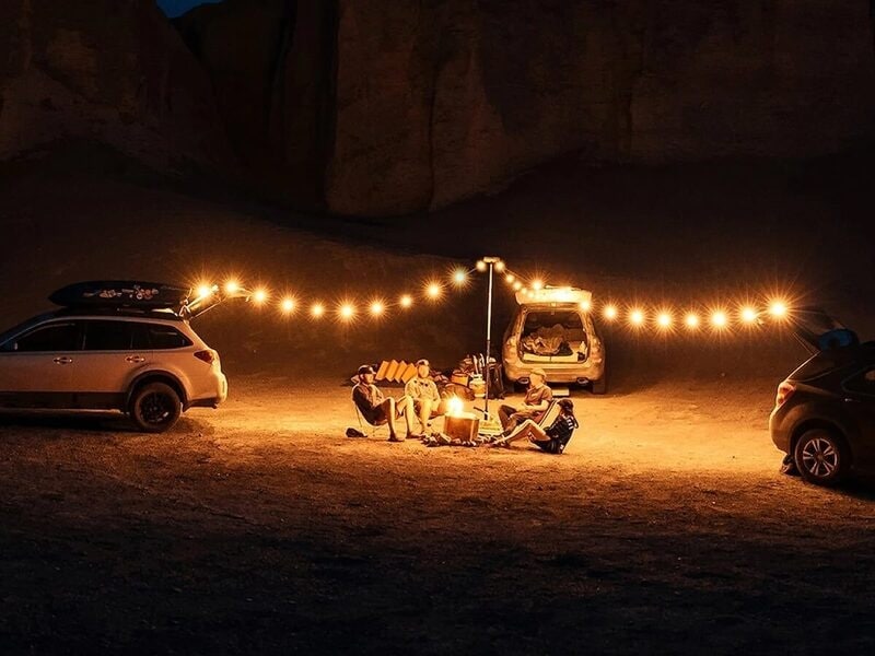 Off-Grid Campsite String Lights