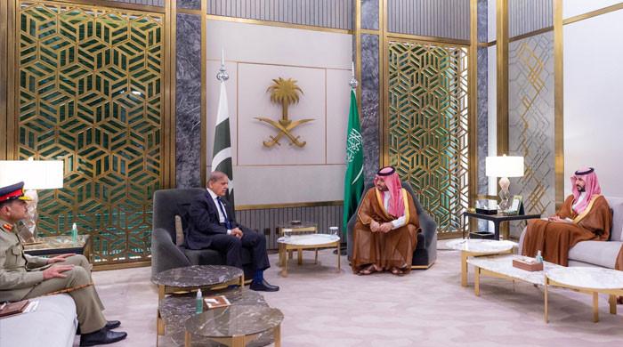 PM Shehbaz holds 'productive talks on trade, security' with MBS in Saudi Arabia