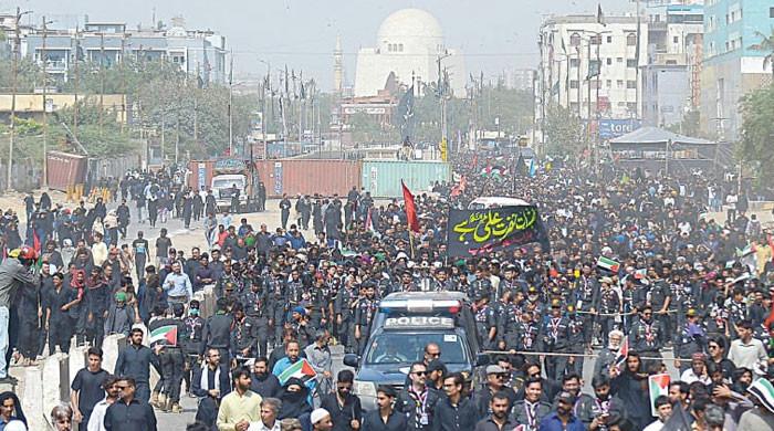 Pillion riding banned, roads closed for Youm-e-Ali procession in Karachi