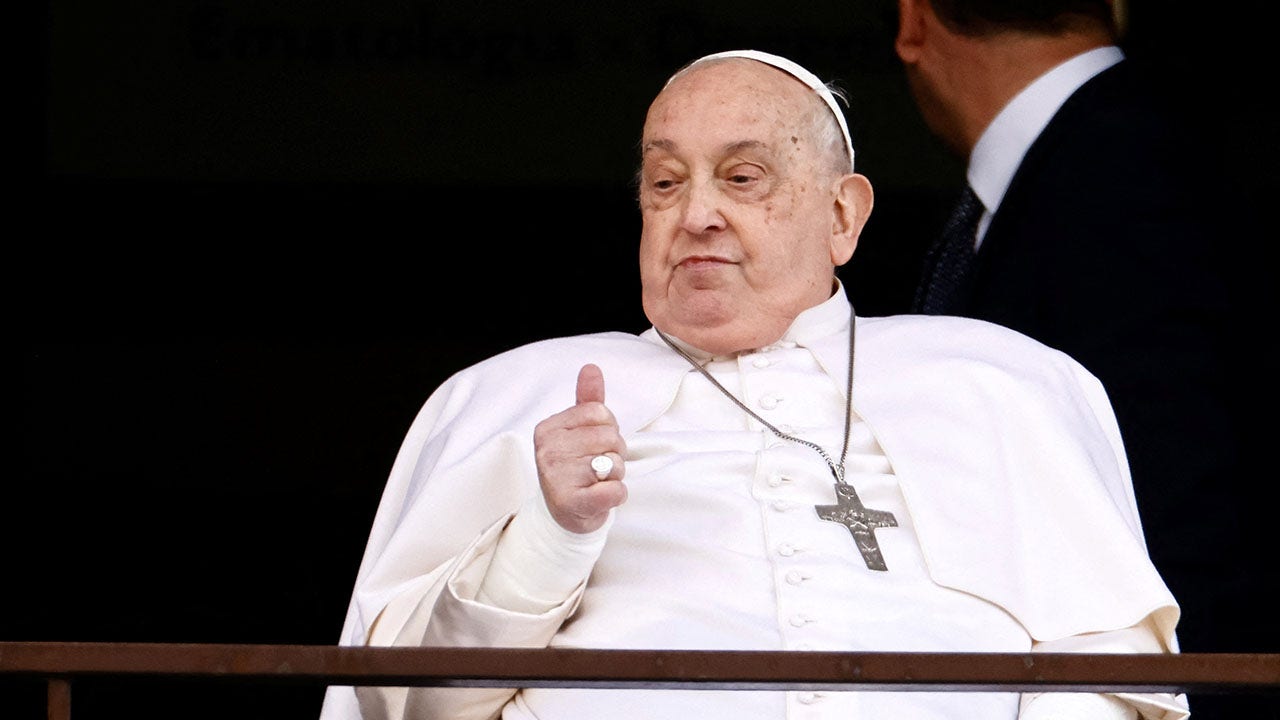 Pope Francis condemns Israeli attacks, appears for 1st time since weeks-long hospitalization