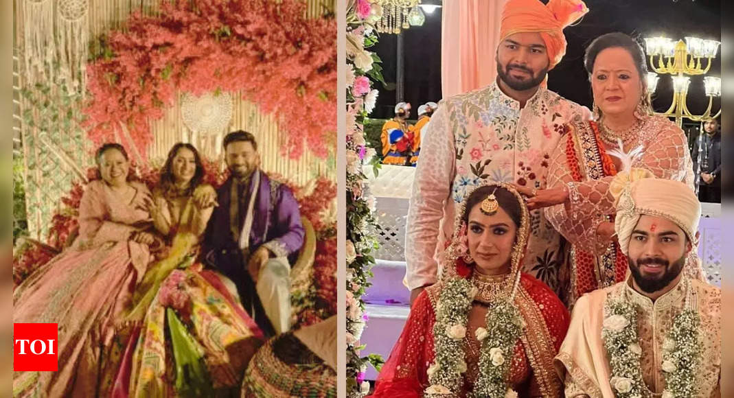 Rishabh Pant: What? People shocked at striking similarity between Rishabh Pant and his sister's husband | - The Times of India