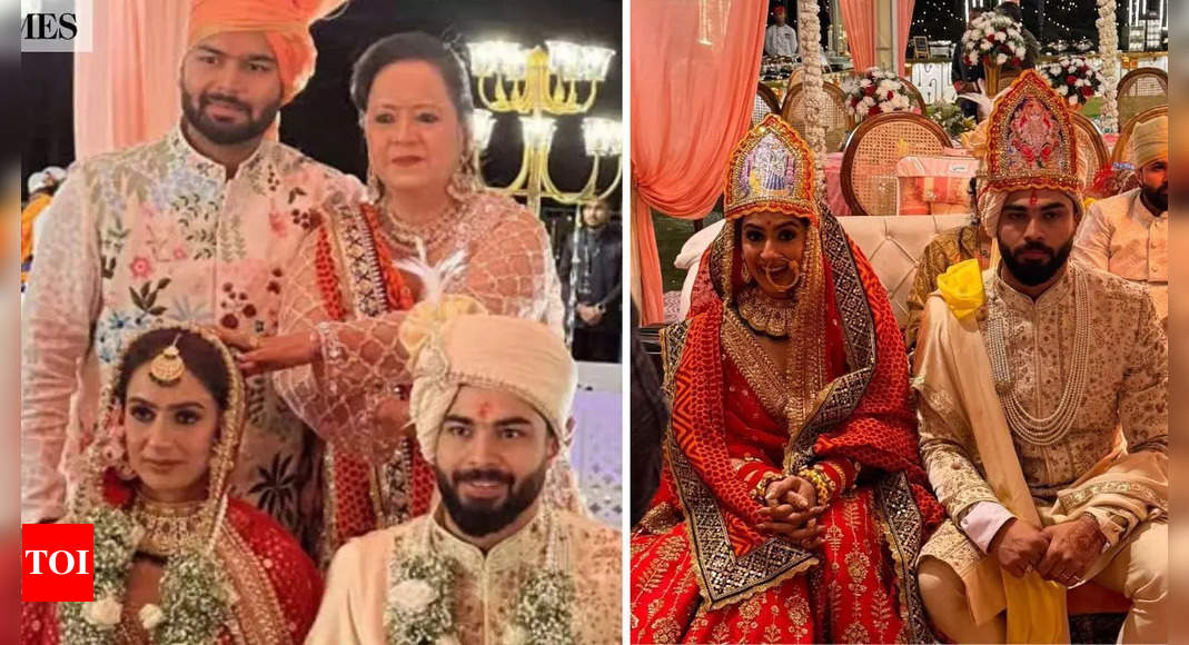 Rishabh Pant's sister Sakshi Pant turns traditional Kumaoni bride on her wedding: Interesting facts to know - The Times of India