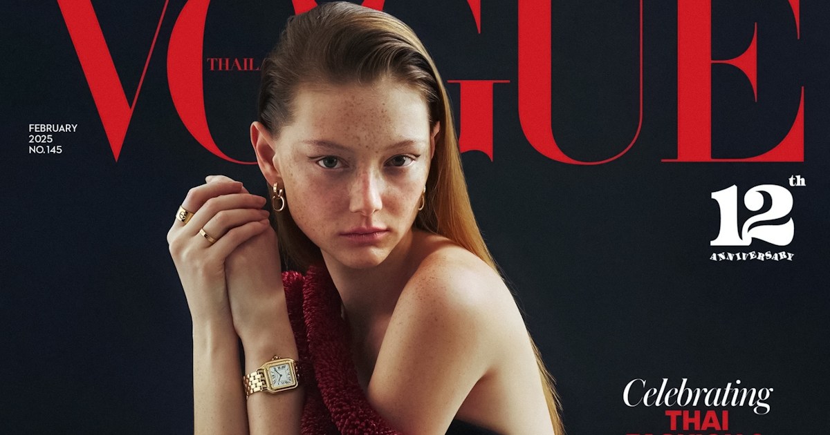 Sara Grace Wallerstedt Covers the 12th Anniversary Edition of Vogue Thailand