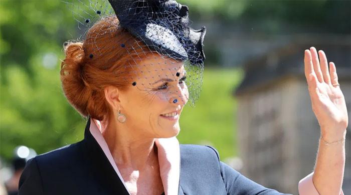 Sarah Ferguson surprises sister in latest video