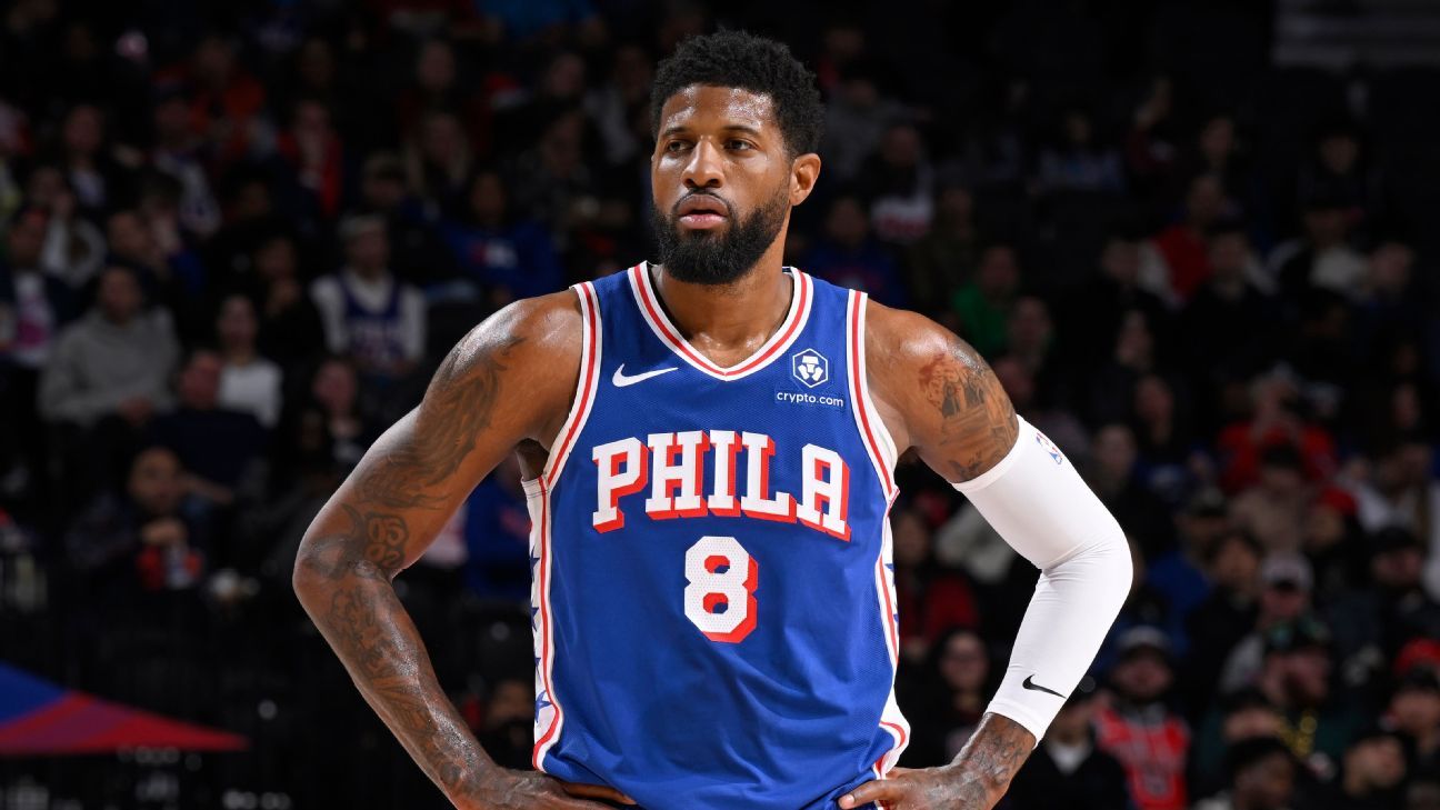 Sources: 76ers' George shut down for rest of year