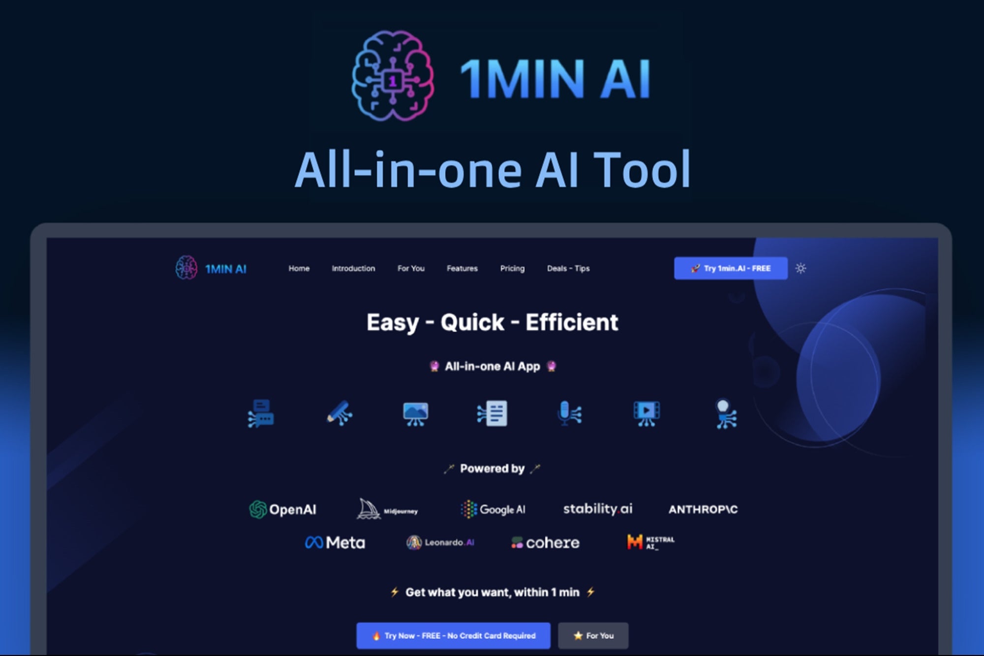 Supercharge Your Workflow with 1min.AI: for Less Than $80 | Entrepreneur