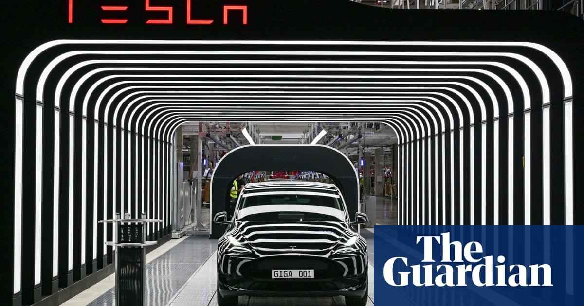 Tesla’s Europe sales drop nearly 45% amid row over Musk’s Trump links