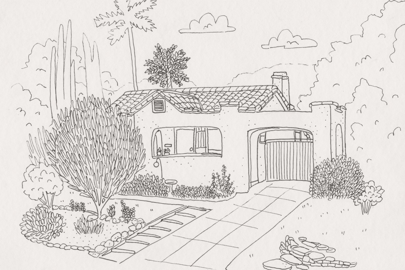 The L.A. Artist Memorializing Residential Architecture Lost in the Fires