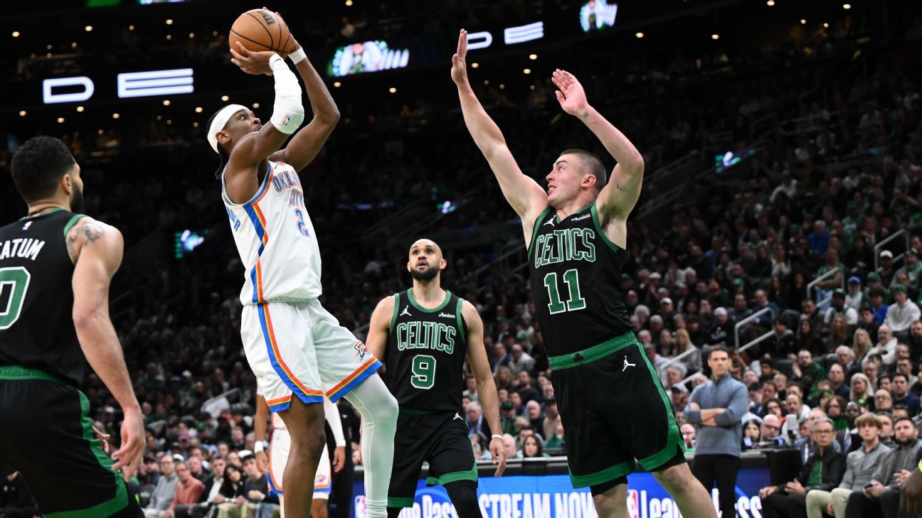 Thunder clinch playoff spot by passing Celtics test