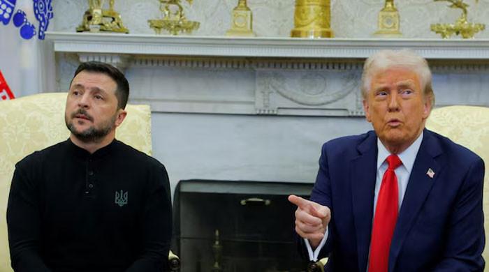 Trump says Ukraine truce bid 'on track' after Zelensky call