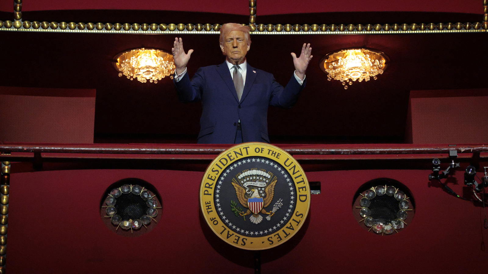 Trump's Kennedy Center Vanity Pose Reveals He's A Bigger Theater Nerd Than We Realized - The List