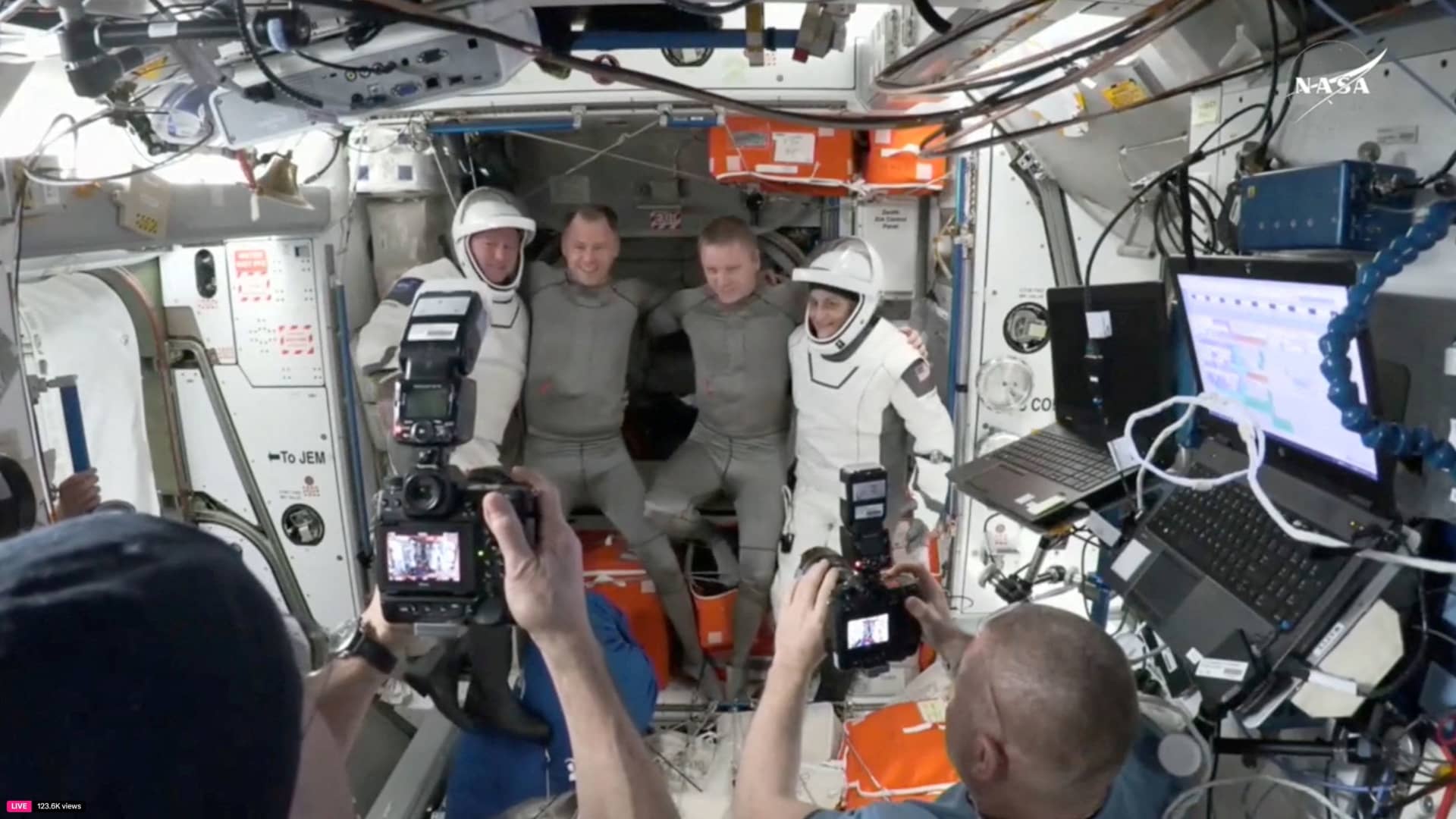 Watch astronauts return to Earth on SpaceX capsule after months on the ISS