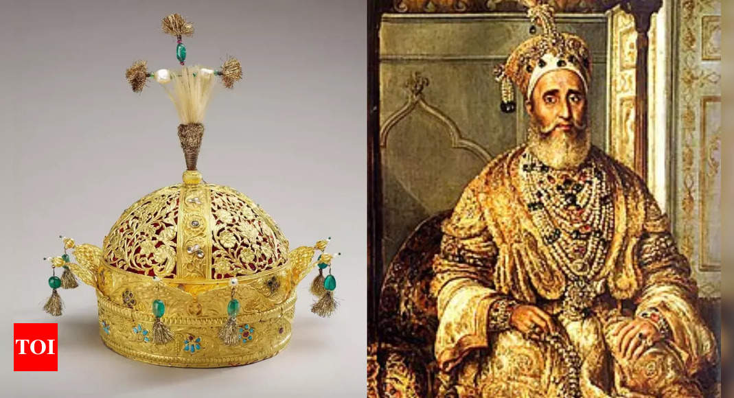 Where is the bejewelled crown of the last Mughal emperor Bahadur Shah Zafar? - The Times of India