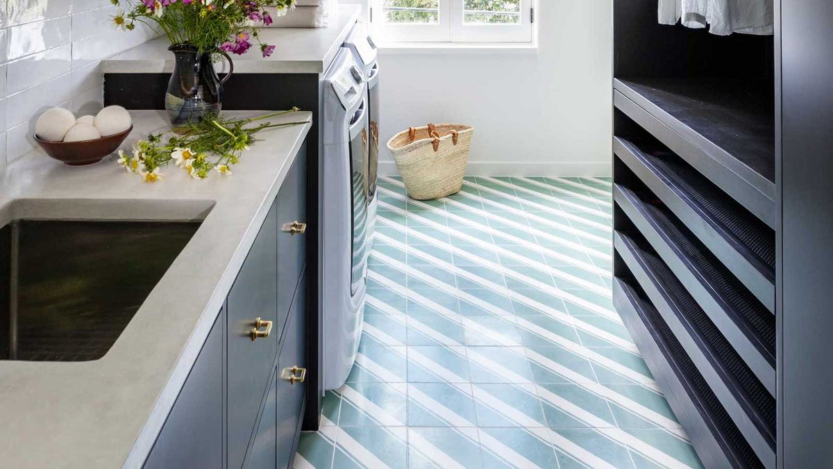 Yes, Utility Room Flooring Should Be Practical, But That Doesn't Have to Stand in the Way of it Being Beautiful